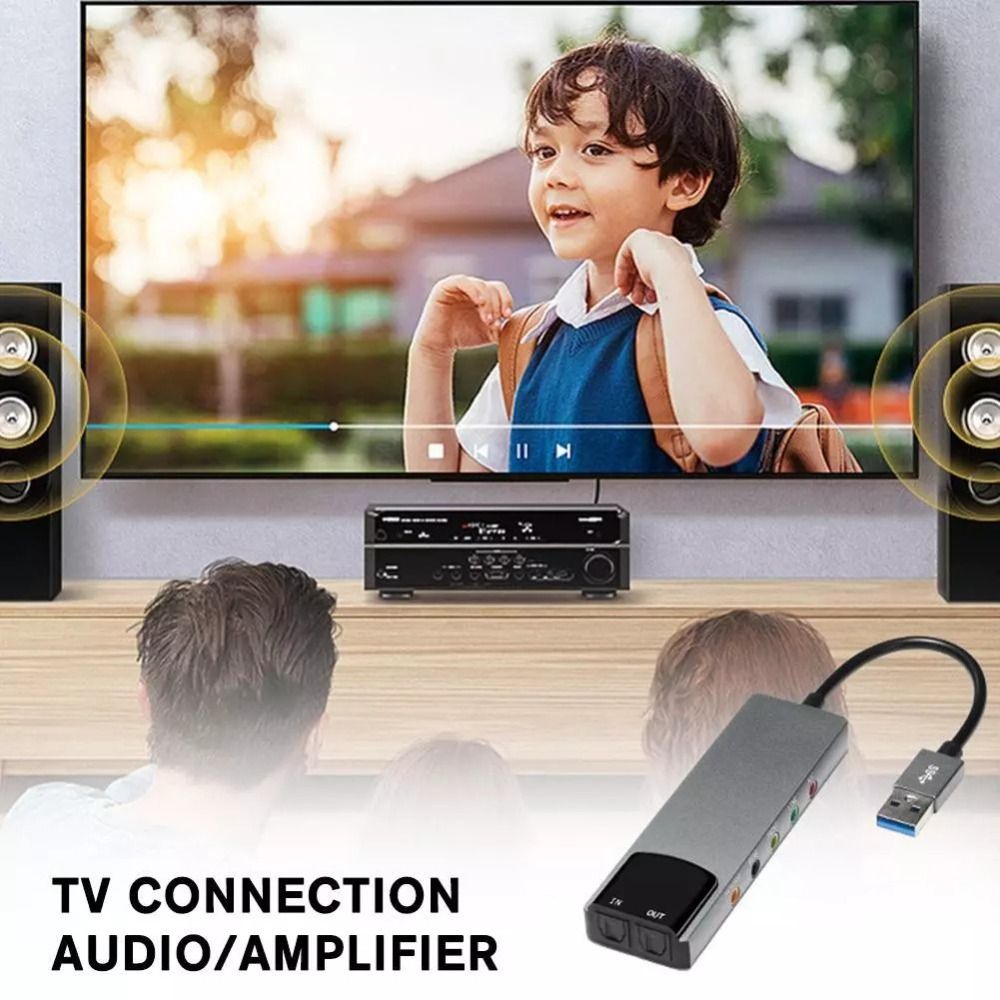 Usb Sound Card External - Yeni USB Ses Kartı 7.1 5.1