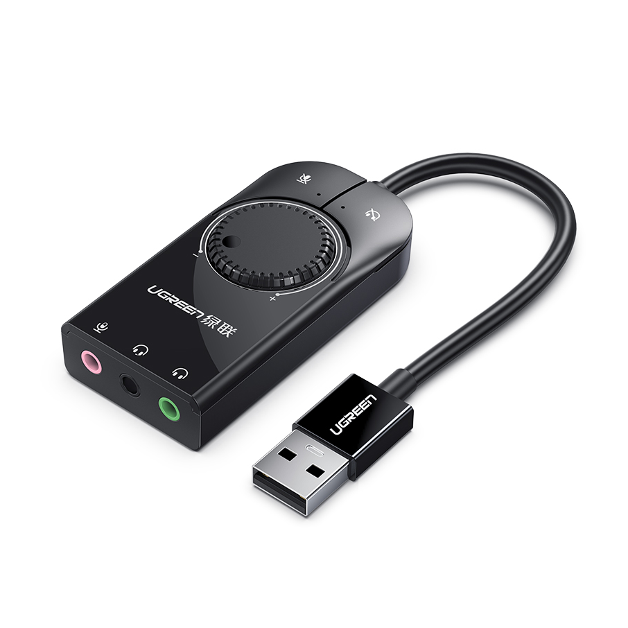 Usb Sound Card External - UGREEN USB Ses Kartı Harici Ses