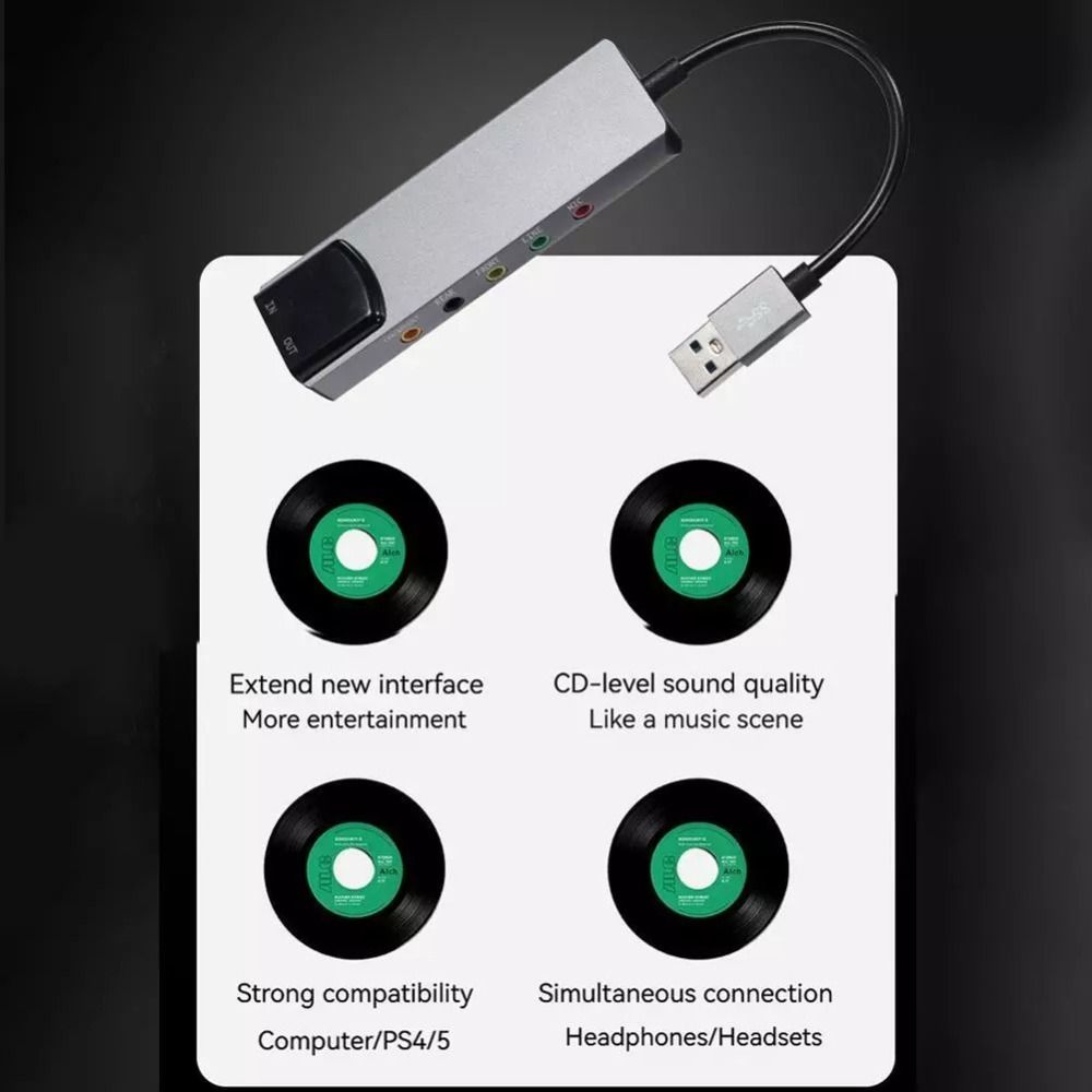 Yeni USB Ses Kartı 7.1 5.1 Kan - Usb Sound Card External incelemesi ve fiyatı