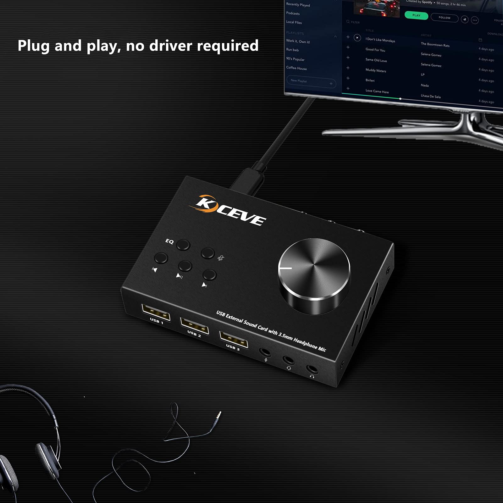 Ses kontrolü ile harici ses ka - Usb Sound Card External incelemesi ve fiyatı