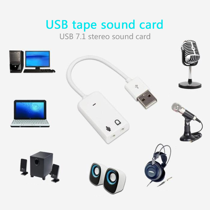 3D beyaz 2.0 sanal 7.1 kanal h - Usb Sound Card External incelemesi ve fiyatı